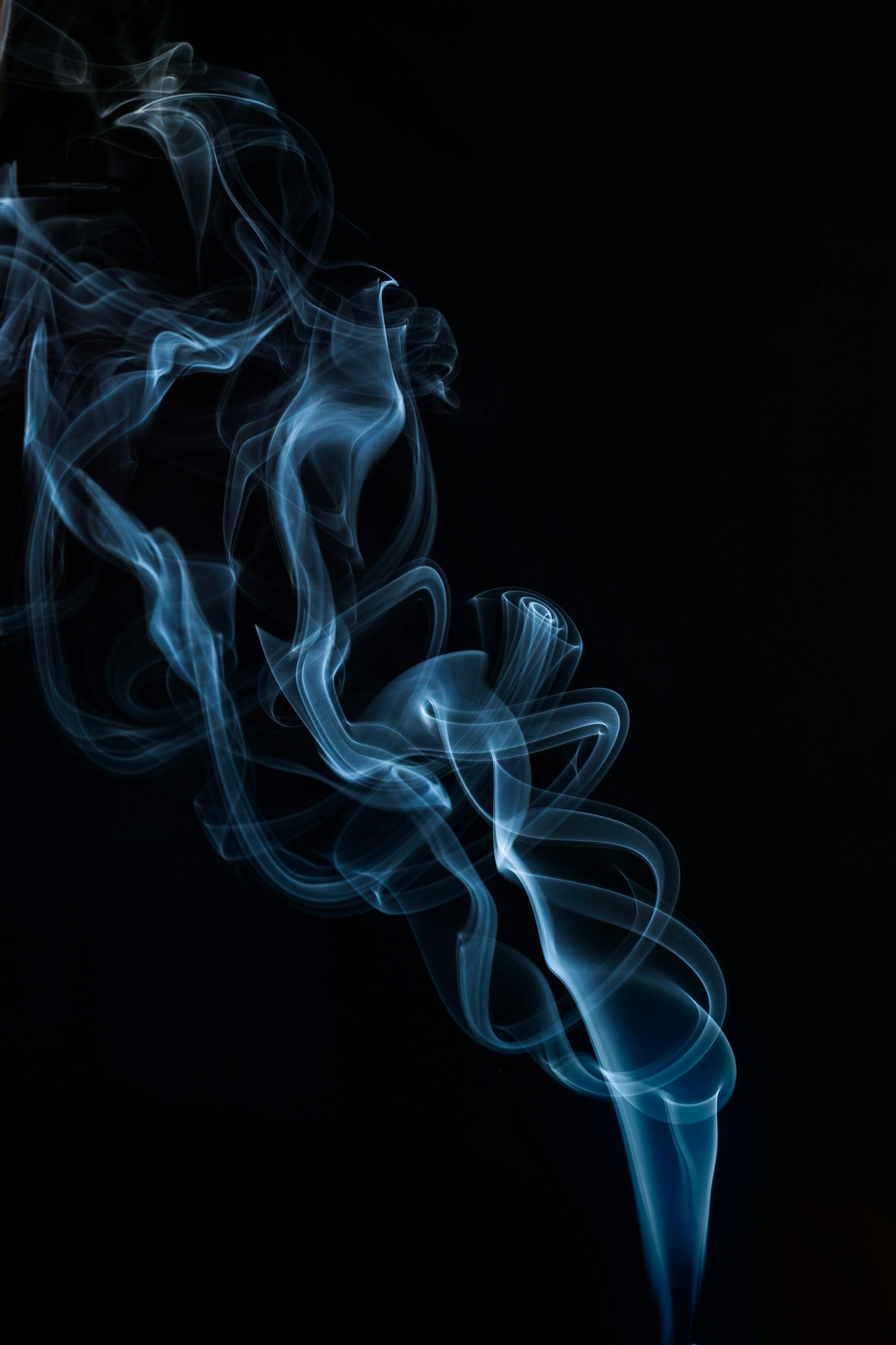 blue smoke wallpaper