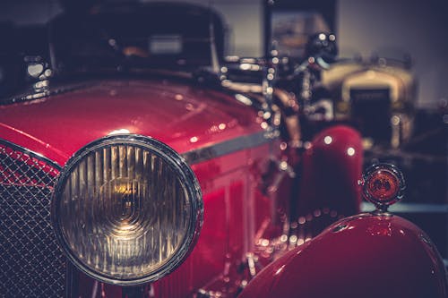 Free stock photo of car red, vintage car