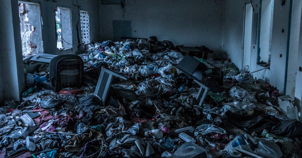 Garbage Inside a Room · Free Stock Photo