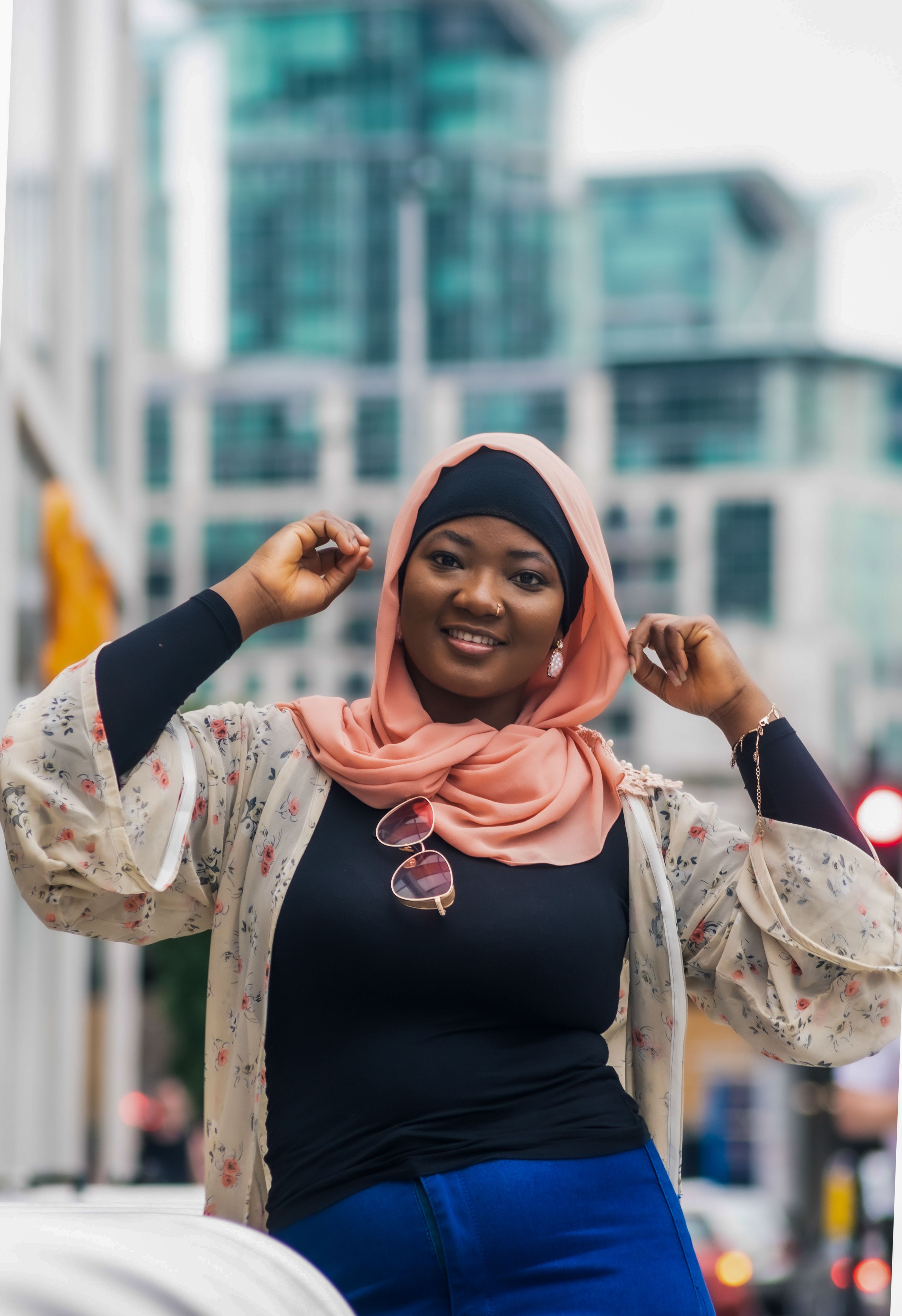 A Smiling Woman Wearing Hijab · Free Stock Photo