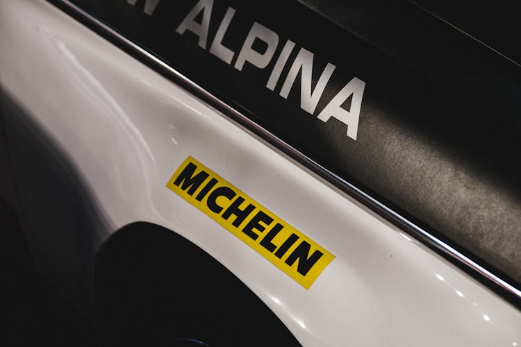 Black And Yellow Michelin Sticker