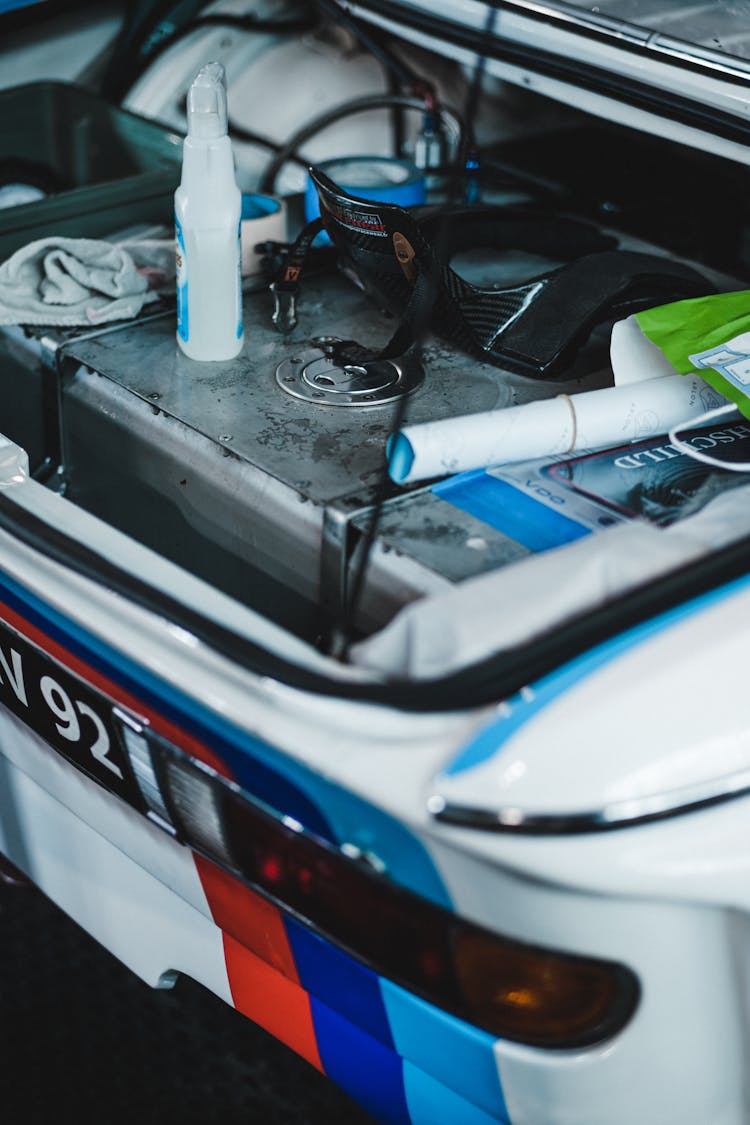 A Car With An Open Trunk