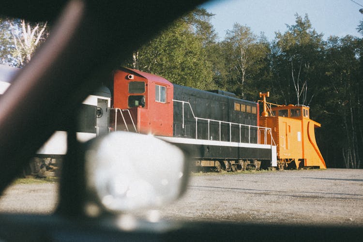 View Of An Old Locomotive