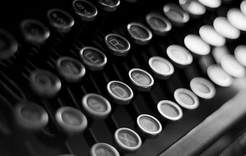 Free Typewriter Keys Stock Photo