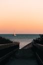 Silhouette of Sailboat on Sea during Sunset