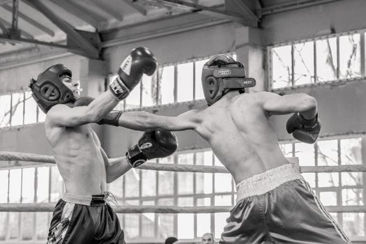 Man in Black Boxing Gloves