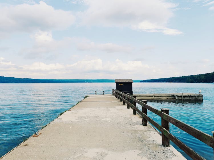 Pier On Lakeshore