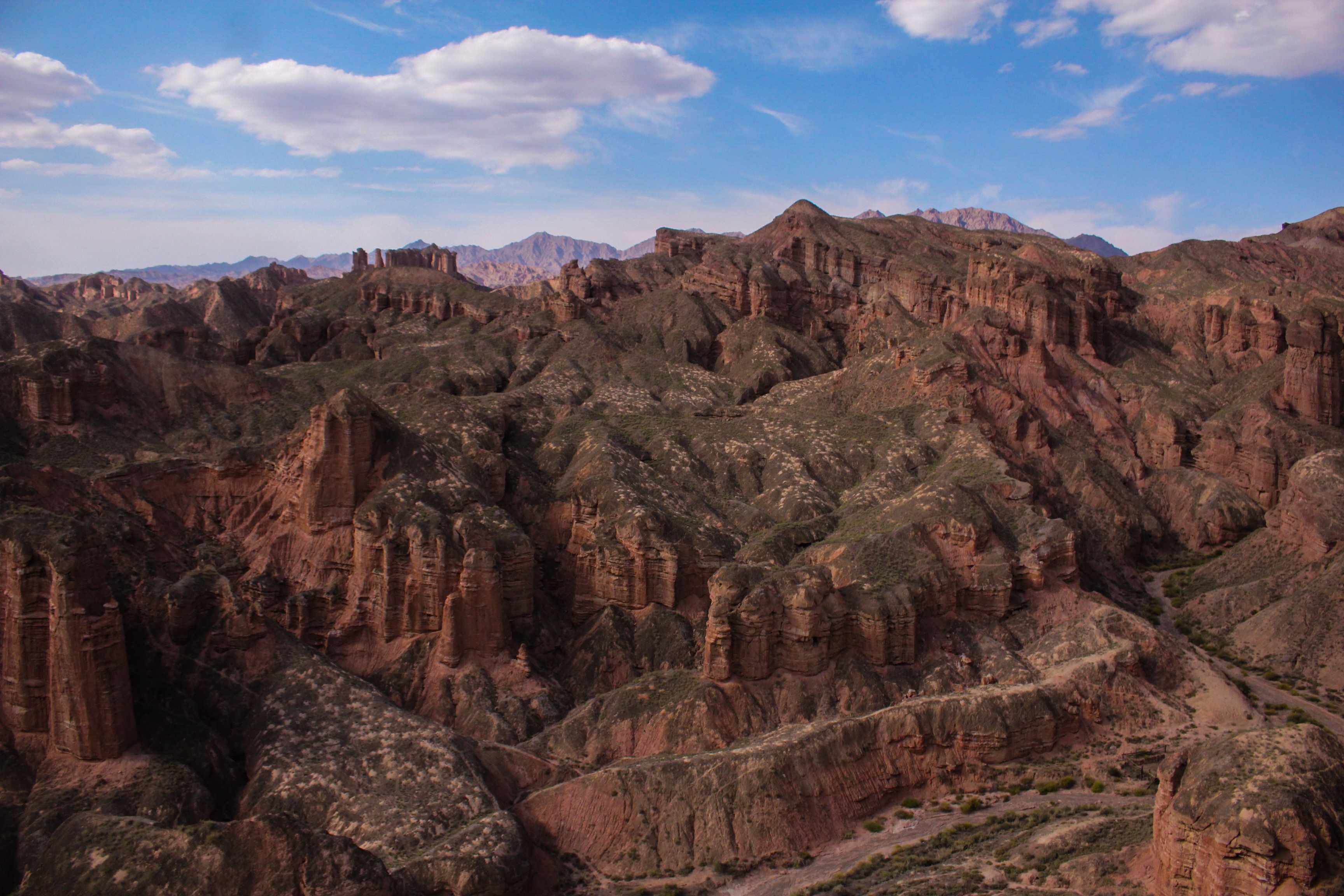 Aerial Shot of a Mountain Range · Free Stock Photo