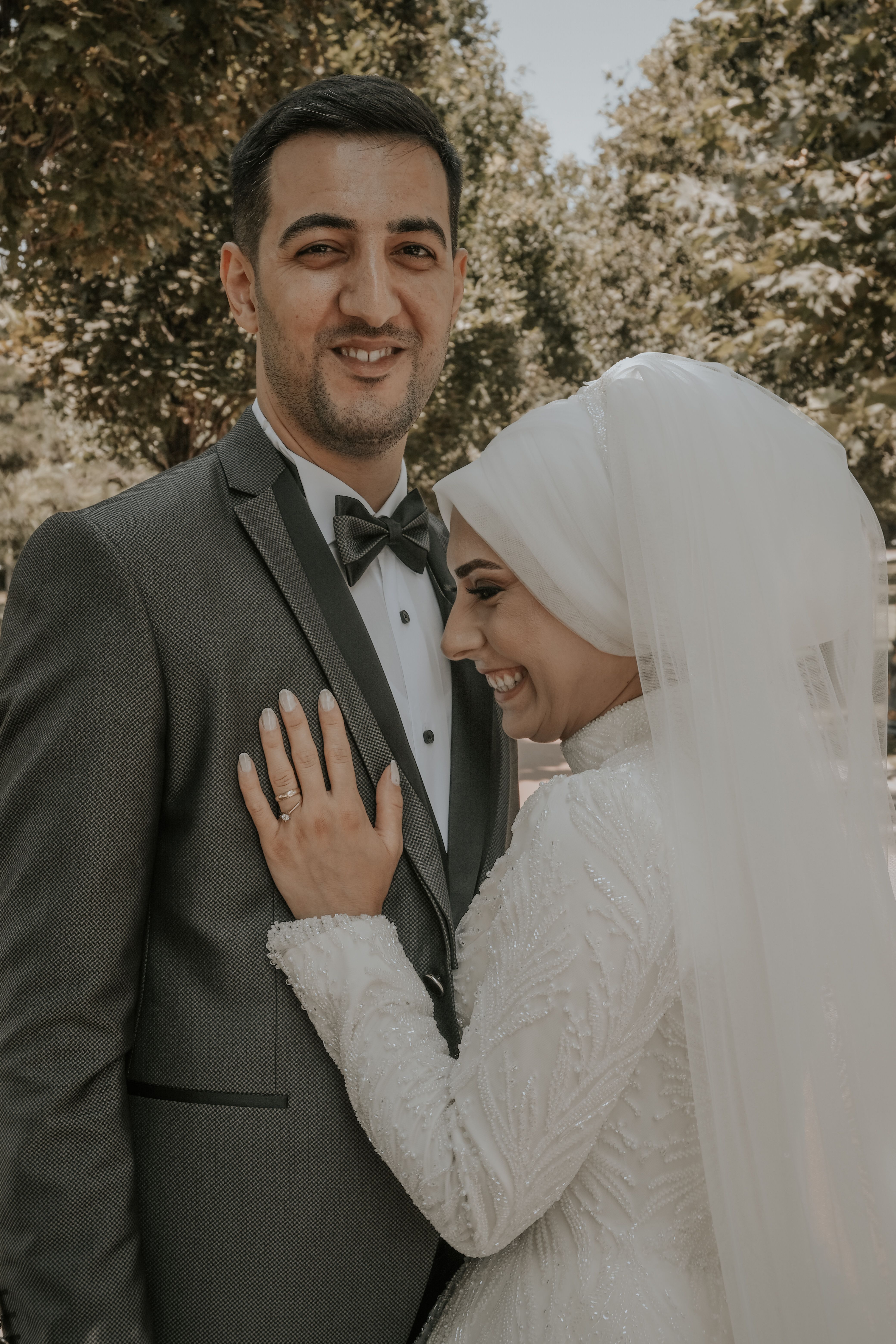 Portrait of Newlyweds · Free Stock Photo