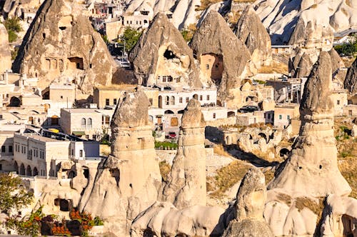 Kostnadsfri bild av cappadocia, drönarbilder, historia