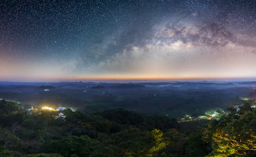 คลังภาพถ่ายฟรี ของ กลางคืน, การถ่ายภาพธรรมชาติ, กาแล็กซี