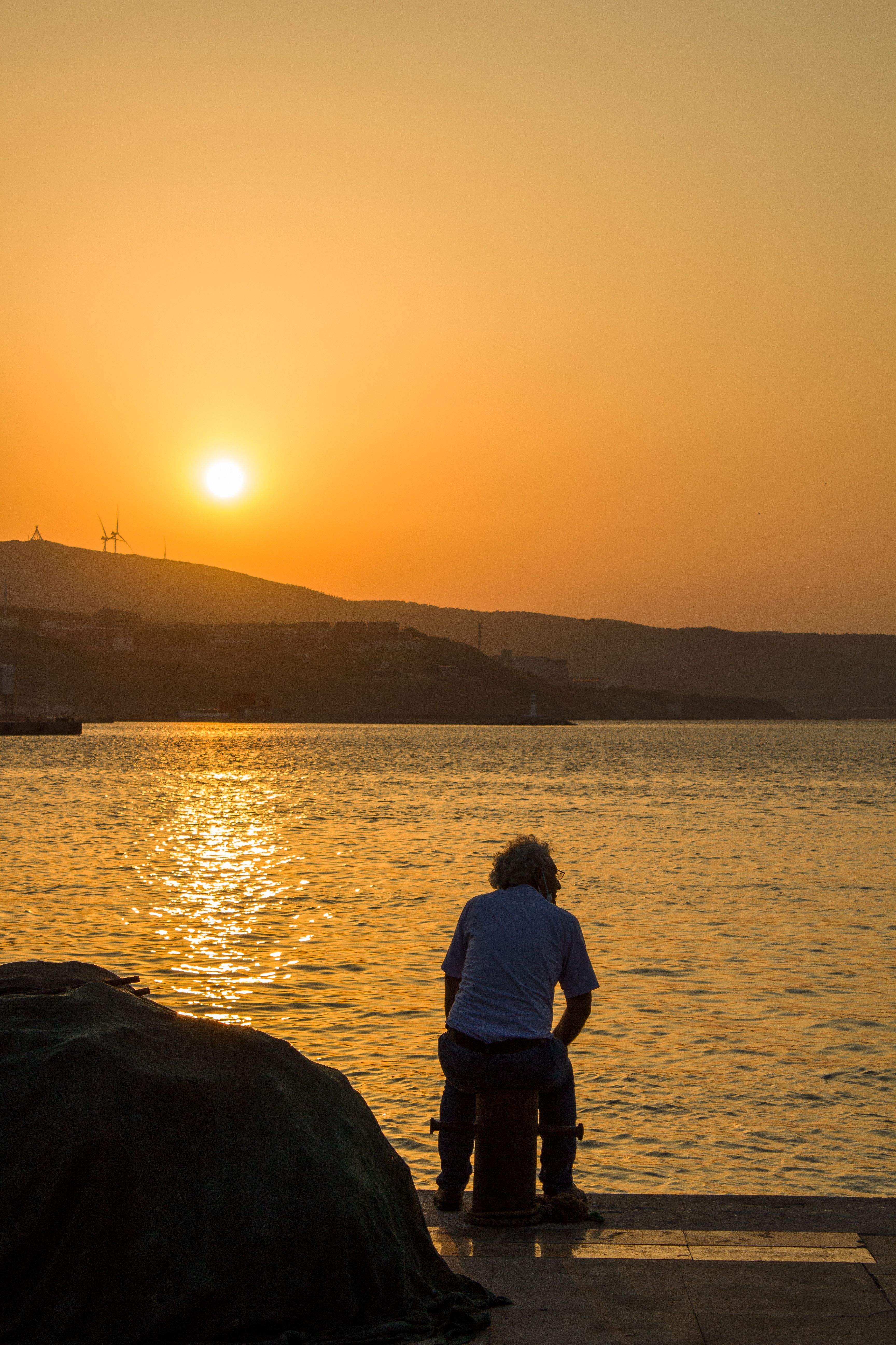 A Man Looking the Sea · Free Stock Photo