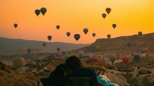 Hot Air Balloons in the Sky