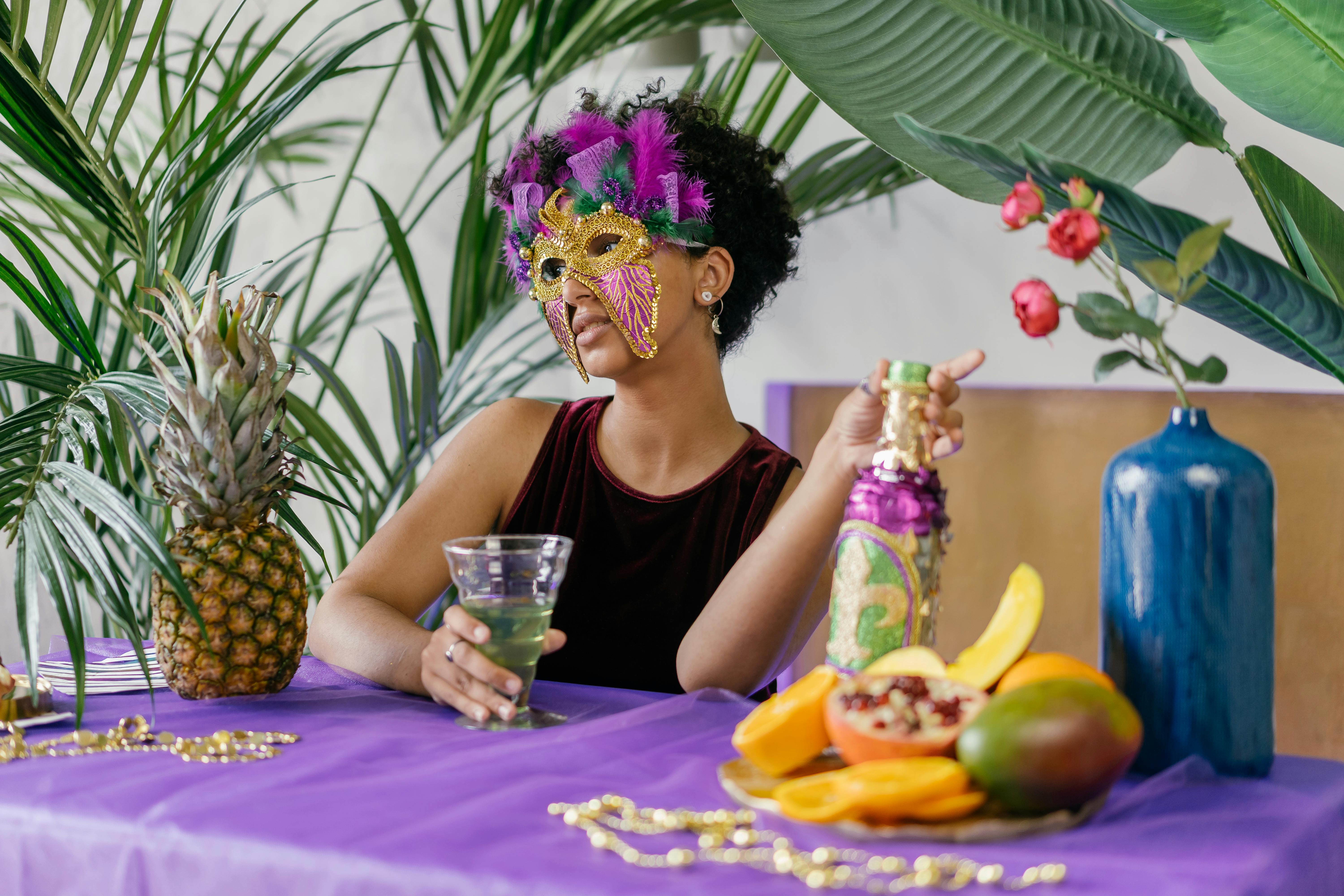 Ambiance festive tropicale