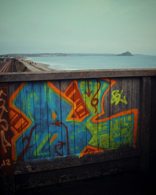 Бесплатное стоковое фото с grafitti, англия, берег