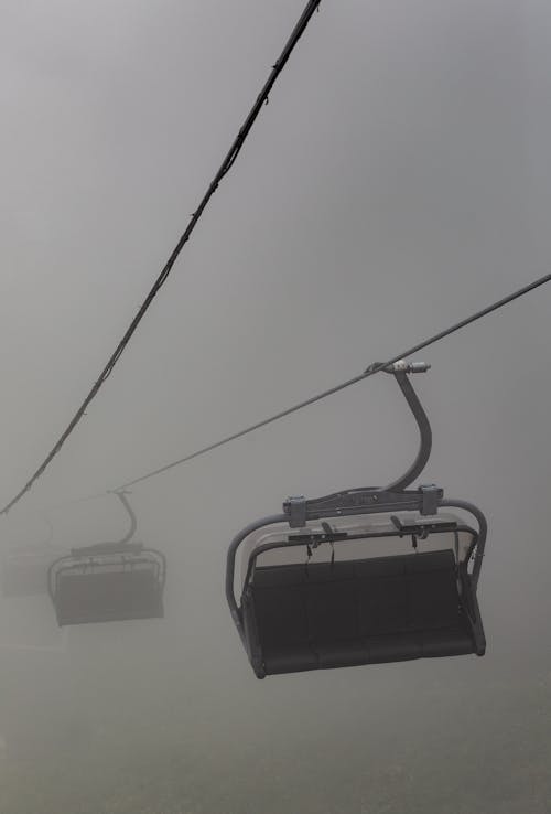 Cable Cars in Fog