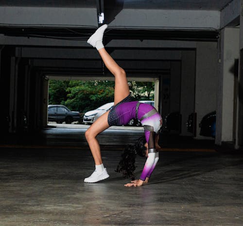 Free stock photo of artistic gymnastics, asian girl, gymnast Stock Photo