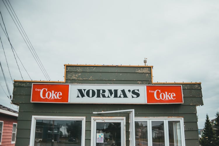 Business Name Signboard Of A Restaurant