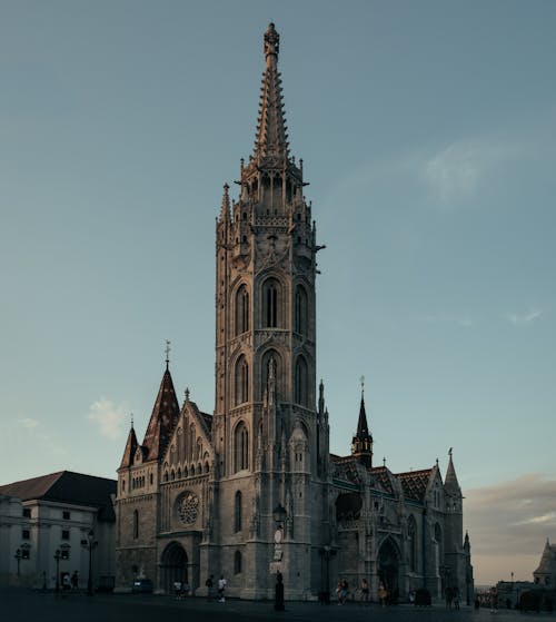 Gothic Architecture Building of  Mathias Church 