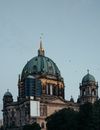Brown and Green Dome Building