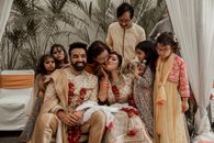 A Family Together for a Wedding Ceremony