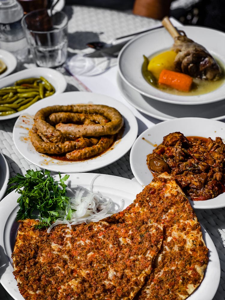 Variety Of Cooked Food On The Table