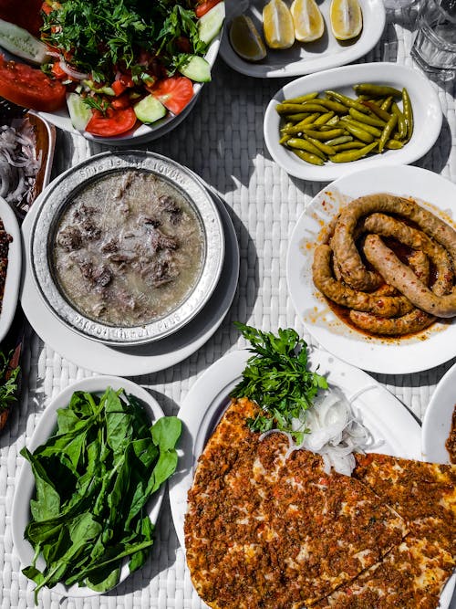 Foto profissional grátis de alimentos, banquete, carne