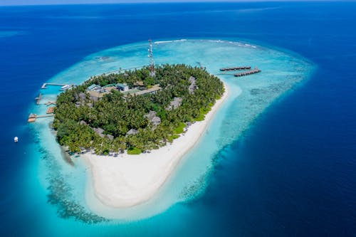Aerial View of Fihalhohi Island Resort