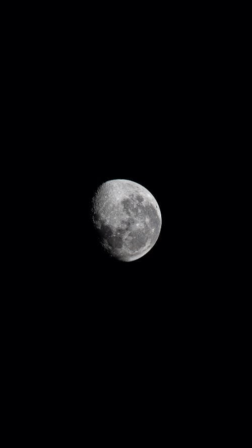 Free Grayscale Photo of Full Moon Stock Photo
