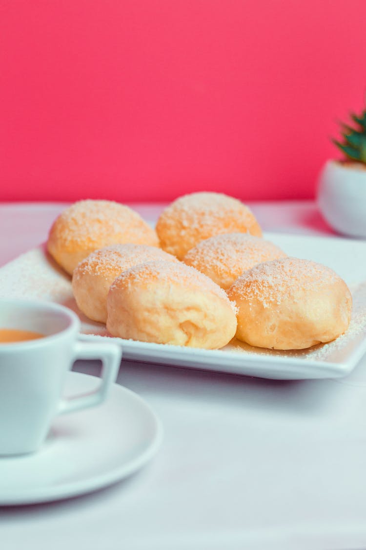 Breakfast Buns And Tea