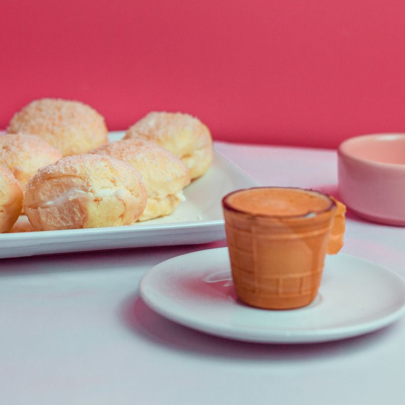 Italian Zabaglione Pastry Cups with Marsala Wine
