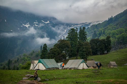 Gratis lagerfoto af bjerge, Camping, dagslys Lagerfoto