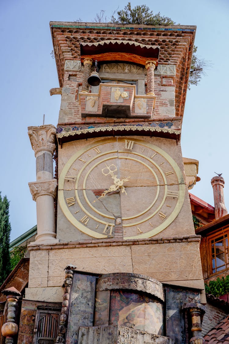 Close-up Of The Leaning Tower Of Tbilisi