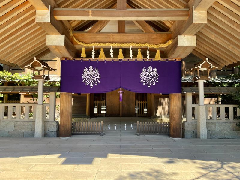 Entrance gate of Atsuta Shrine in Nagoya