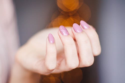 Free Pink Manicure Stock Photo