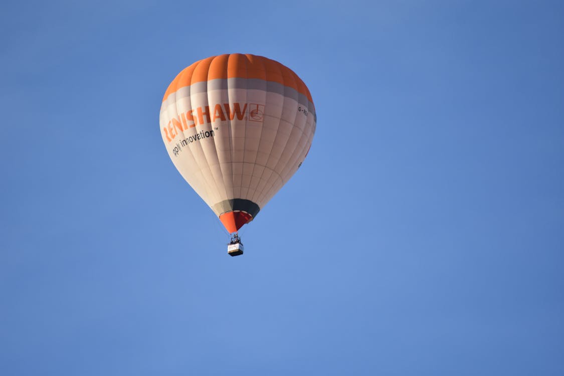 Low Angle Shot of a Hot Air Balloon