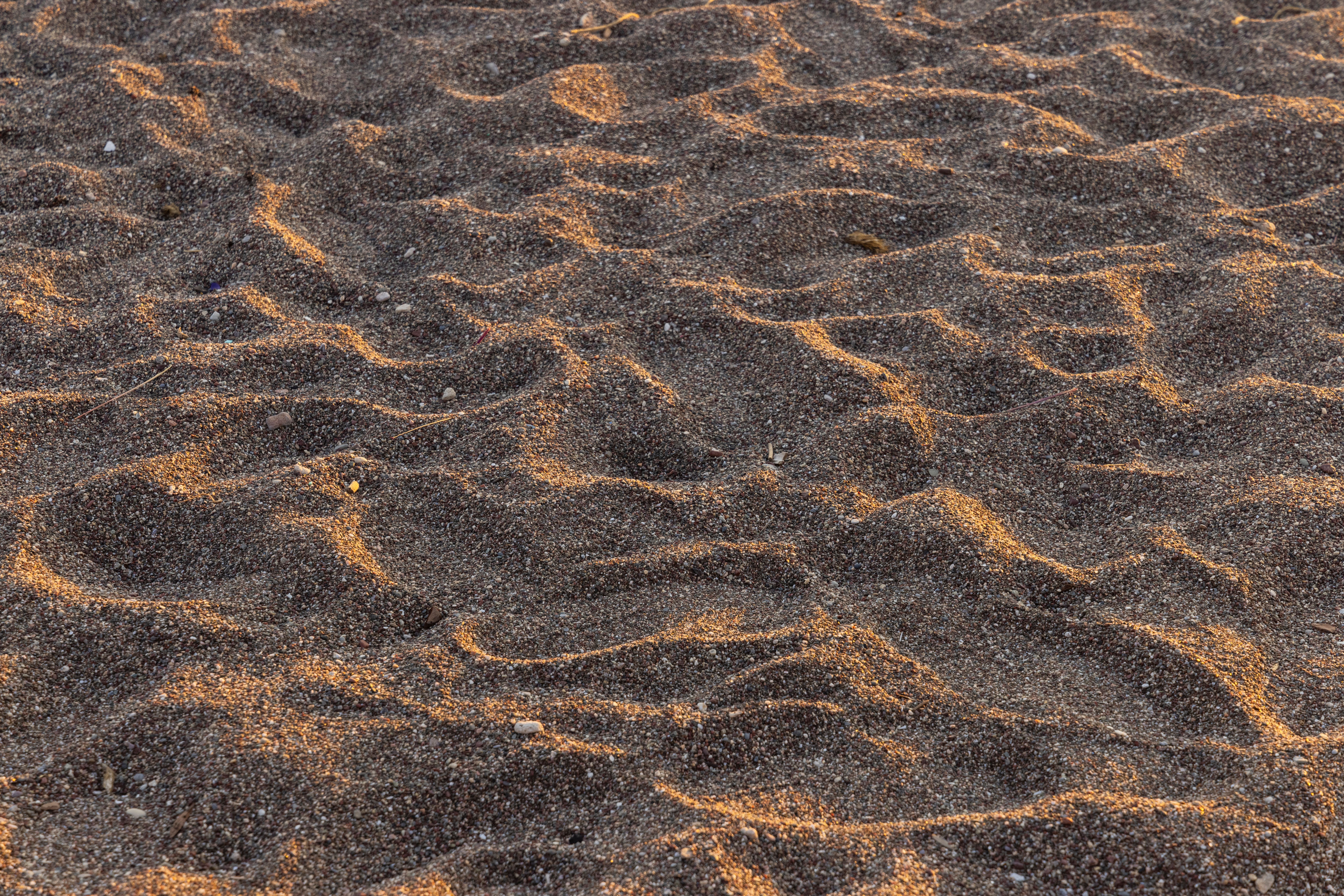Zand en aarde in detail