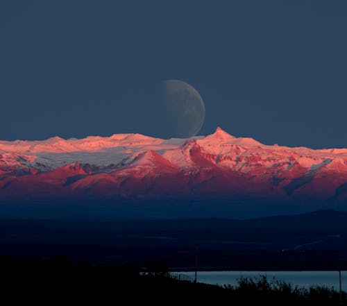 オーバーラップ, ピンクの山, 冬の無料の写真素材