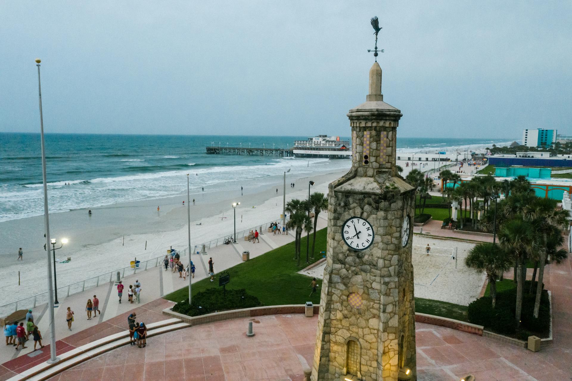 Clock Tower in Daytona Beach Florida