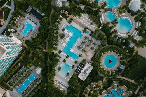 Aerial View of a Resort