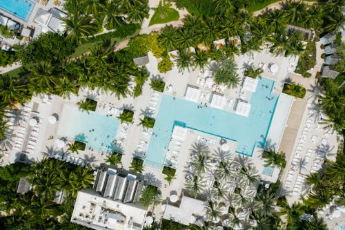 Swimming Pools at the Baha Mar Resort Complex in Nassau