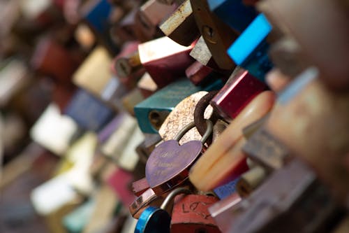 Free stock photo of key, lock, love
