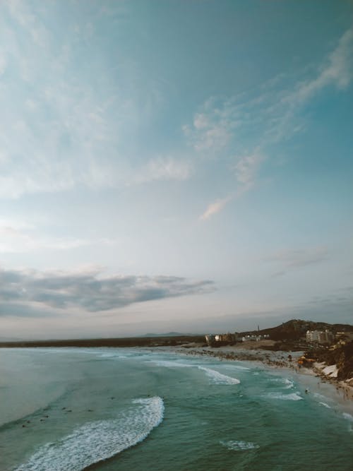 Drone Shot of a Coastline