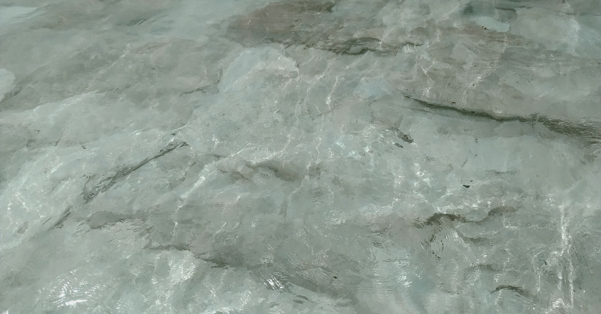 Area Of Shallow Water Created By The Tide