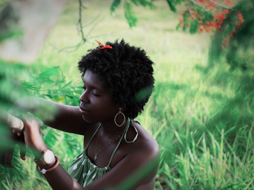 Ingyenes stockfotó afro, álló kép, csukott szem témában