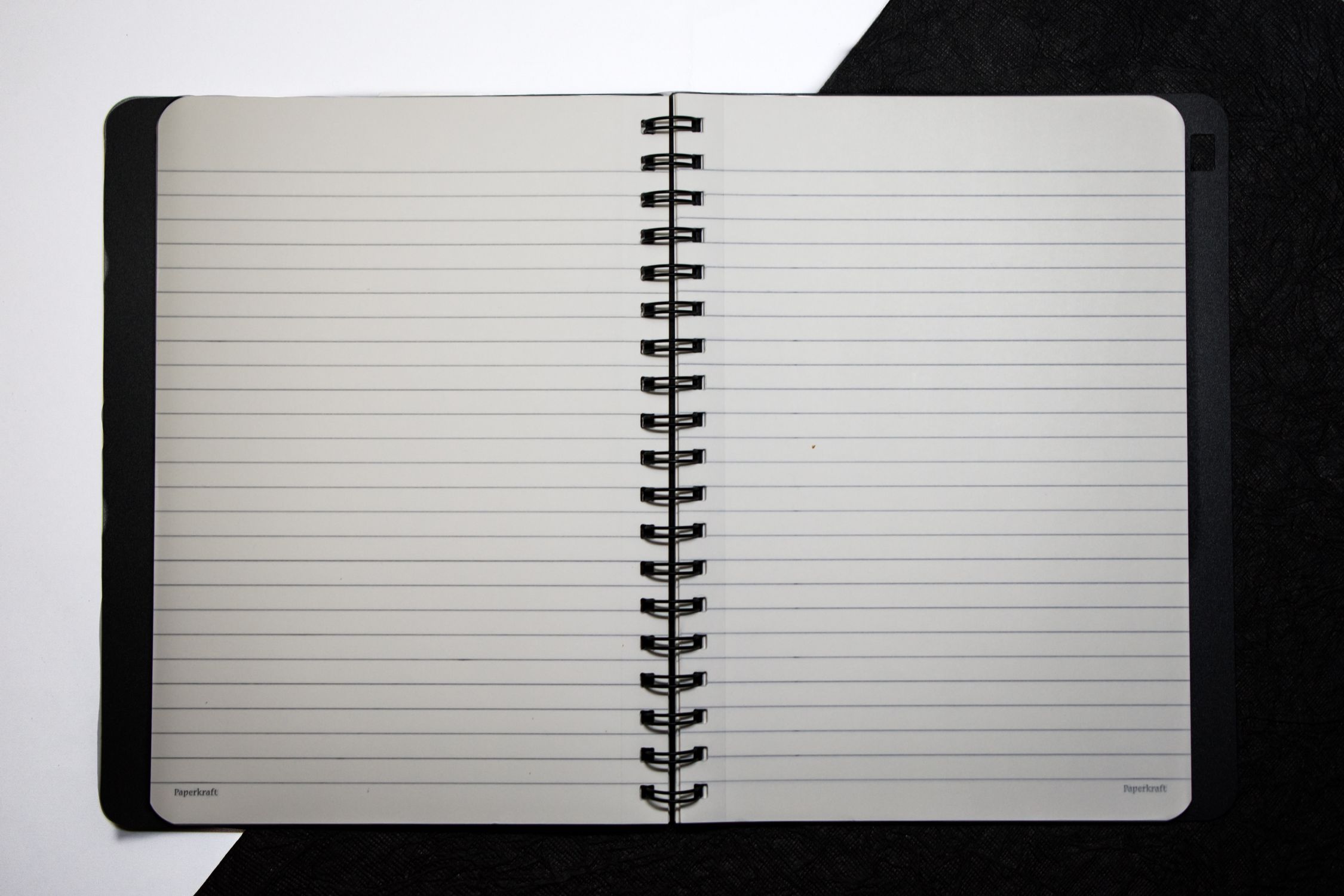 Notebook Shots Close-Up Shot of an Open Notebook · Free Stock Photo