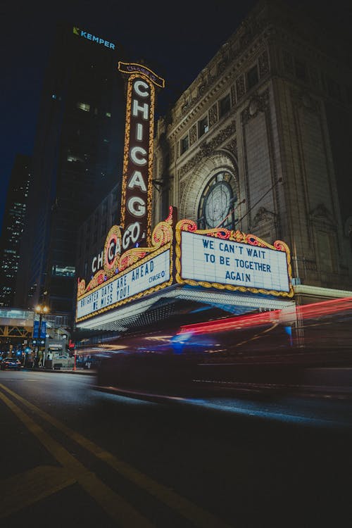 City Street during Night Time