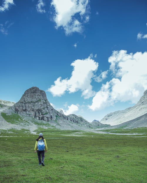 Gratis stockfoto met avontuur, backpack, blauwe lucht