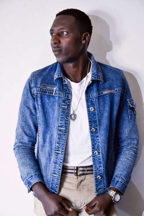 Immagine gratuita di afro-americano, giacca di jeans, moda