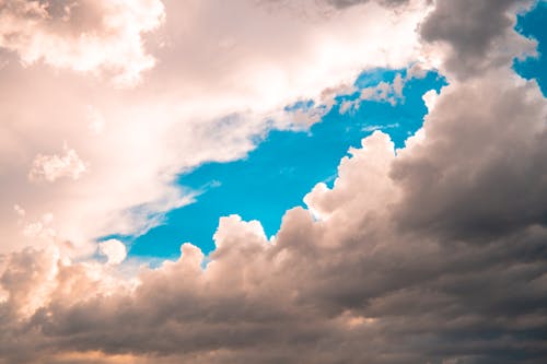 Free Cloudy Sies Stock Photo